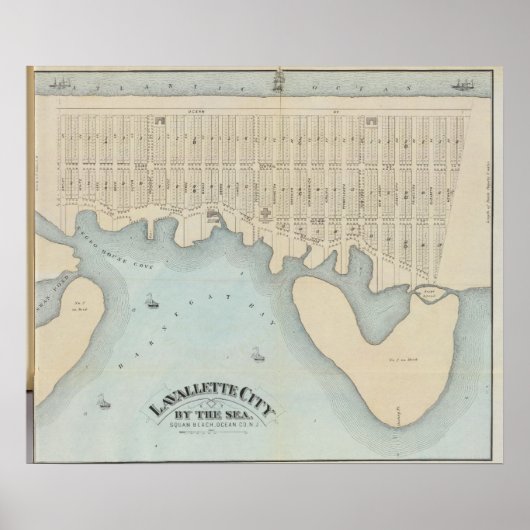 Lavallette City by the Zee, Squan Beach, NJ Poster (Voorkant)