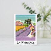 Lavanda Field in Provence, Frankrijk Briefkaart (Staand voorkant)