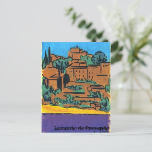 Lavande de Provence Briefkaart (Staand voorkant)