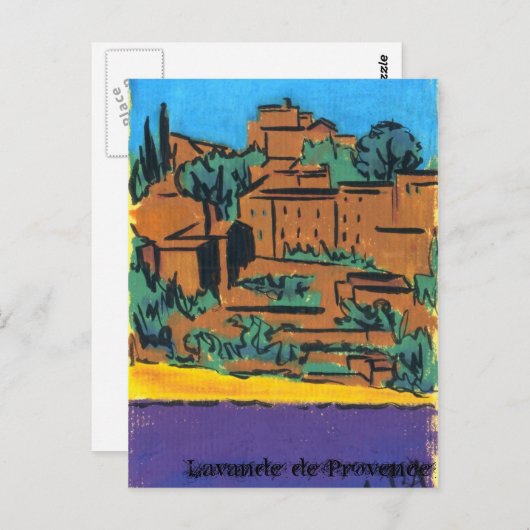 Lavande de Provence Briefkaart (Voorkant / Achterkant)