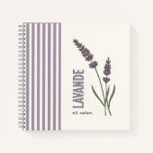 Lavande est. Nature Notitieboek (Voorkant)