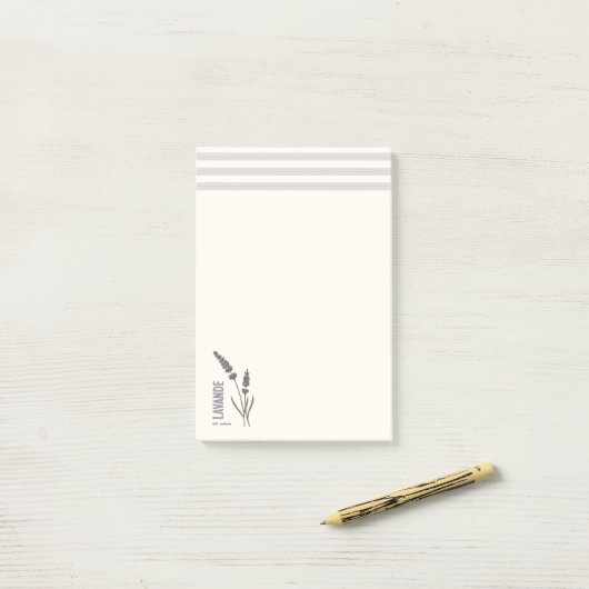 Lavande est. Nature Post-it® Notes (Op bureau)