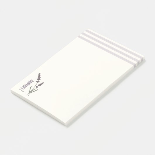 Lavande est. Nature Post-it® Notes (Schuin)