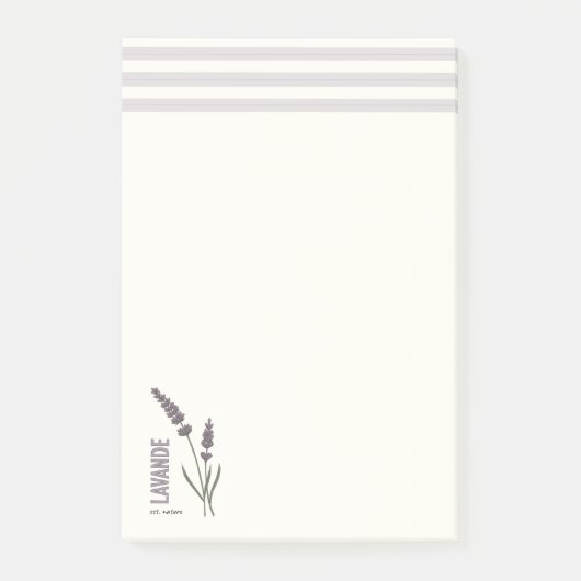 Lavande est. Nature Post-it® Notes (Voorkant)