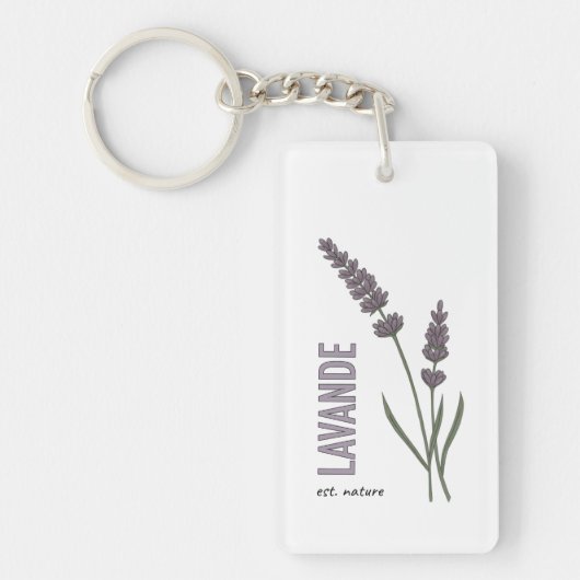 Lavande est. Nature Sleutelhanger (Voorkant)