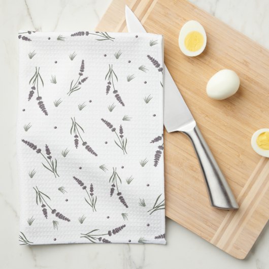 Lavande est. Nature Theedoek (Quarter Fold)