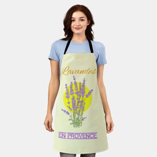 Lavande in de Provence Schort (Gedragen)