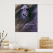 Lavande-inspiratie Poster (Keuken)