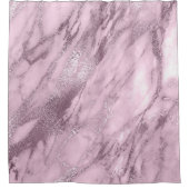 Lavande Lila Mauve Marble Stone Abstract Douchegordijn (Voorkant)