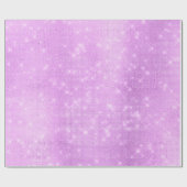 Lavande Paarse Amethist Plum Sparkly Sequins Cadeaupapier (Vlak)