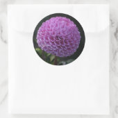 Lavander Dahlia Ronde Sticker (Tas)