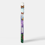 Lavander en vlinders bij Dusk Glas in lood Case-Mate iPhone Case (Achterkant / Rechts)