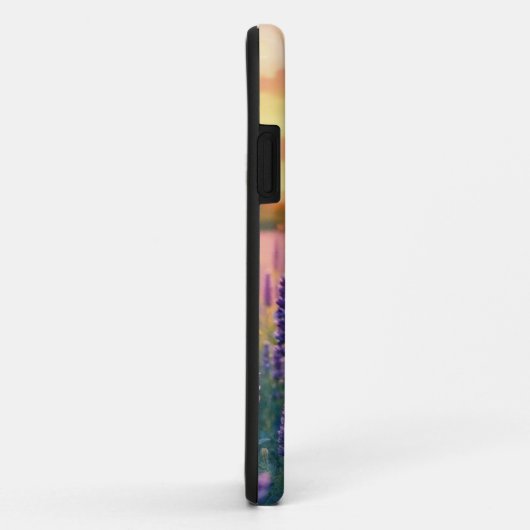 Lavander en vlinders bij zonsondergang Case-Mate iPhone case (Achterkant/rechts)