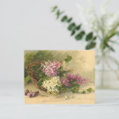 Lavander en White Beauty Briefkaart (Staand voorkant)