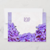 Lavander Hydrangeas RSVP (Achterkant)