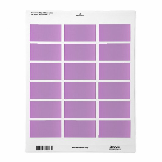 Lavander Lable Etiket (Full Sheet)