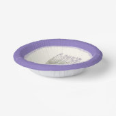 Lavander Papieren Kommen (Gebogen)