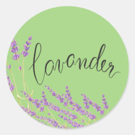 Lavander Ronde Sticker