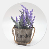 lavander ronde sticker (Voorkant)