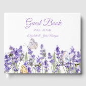Lavander Vlinders Botanisch Gastenboek (Voorkant)