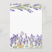Lavander Vlinders Botanisch Informatiekaartje (Achterkant)