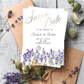 Lavander Vlinders Botanisch Save The Date