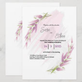 Lavander, wilde waterverf (Voorkant / Achterkant)