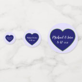 Lavandula Lavendel Bloem Paars Hart Bruiloft Confetti (Achterkanten)