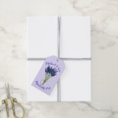 Lavandula Lavendel Bosje Kruiden Paarse Bloem Tuin Cadeaulabel (Met Touw)