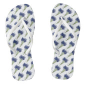 Lavandula Lavender Bouquet Floral Print Paars Teenslippers (Voetbed)