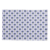 Lavandula Lavender Bunch Herb Paarse bloemtuin Kussensloop (Achterkant)