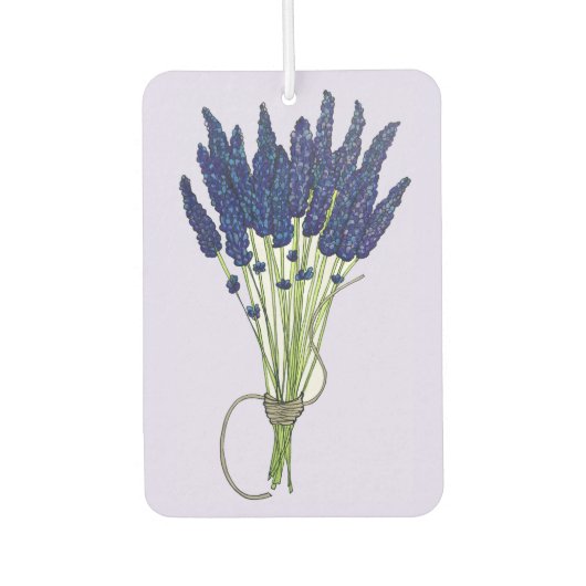 Lavandula Lavender Bunch Herb Paarse bloemtuin Luchtverfrisser (Voorkant)