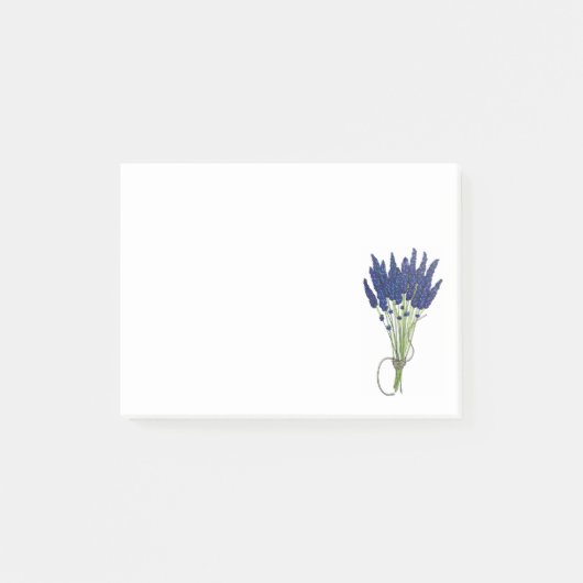 Lavandula Lavender Bunch Herb Paarse bloemtuin Post-it® Notes (Voorkant)