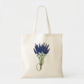 Lavandula Lavender Bunch Herb Paarse bloemtuin Tote Bag (Voorkant)