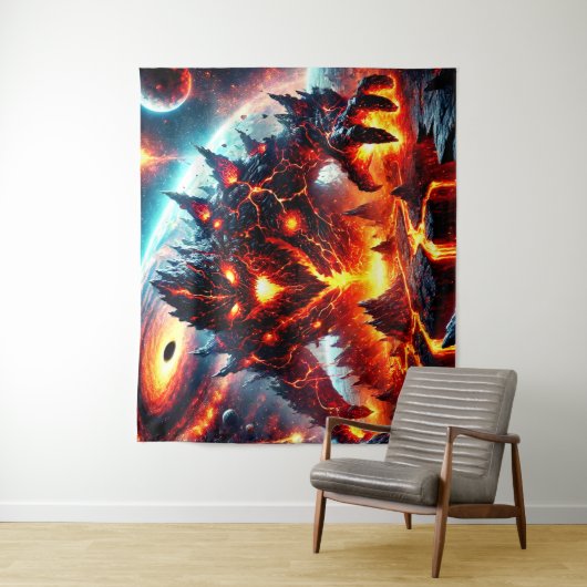 lavastemonster wandkleed (In situ)