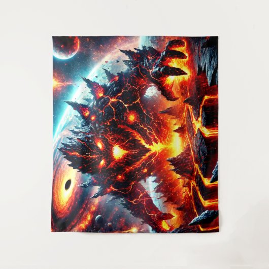 lavastemonster wandkleed (Voorkant)