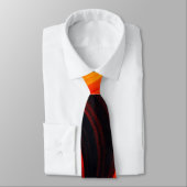 Lavastroom" – Abstracte gesmolten golf Stropdas (Gebonden)