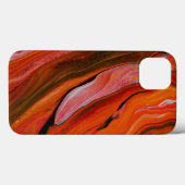 Lavastroom in verschillende tinten rood Case-Mate iPhone case (Achterkant (horizontaal))