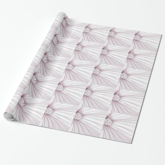 Lavatera Bloem Macro Cadeaupapier (Uitgerold)