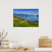 Lavaux, Vaud, Zwitserland Poster (Keuken)