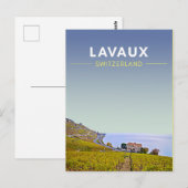  Lavaux Vineyards Zwitserland Reis Briefkaart (Voorkant / Achterkant)