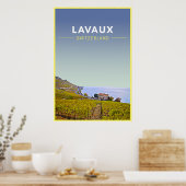  Lavaux Vineyards Zwitserland Reis Poster (Keuken)