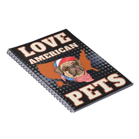 LAVE AMERIKAANSE PETS NOTITIEBOEK (Rechterzijde)