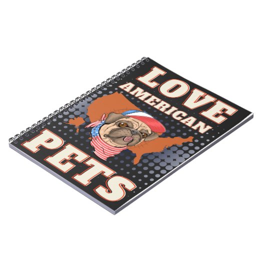 LAVE AMERIKAANSE PETS NOTITIEBOEK (Linkerzijde)