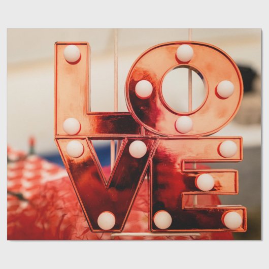 LAVE (Big Red Lettering) Cadeaupapier (Vlak)