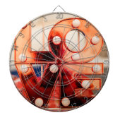 LAVE (Big Red Lettering) Dartbord (Voorkant)