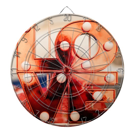 LAVE (Big Red Lettering) Dartbord (Voorkant)