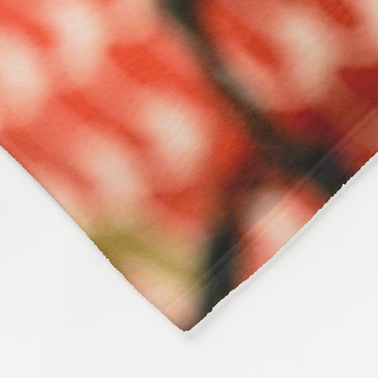 LAVE (Big Red Lettering) Fleece Deken (Hoek)