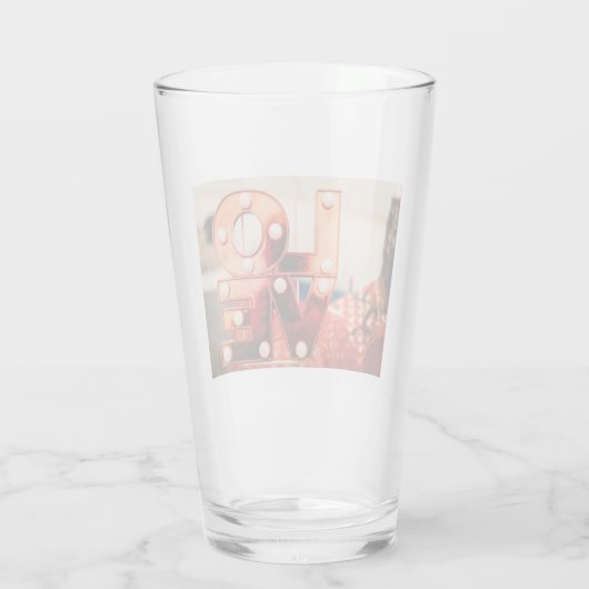 LAVE (Big Red Lettering) Glas (Achterkant)