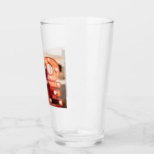 LAVE (Big Red Lettering) Glas (Links)